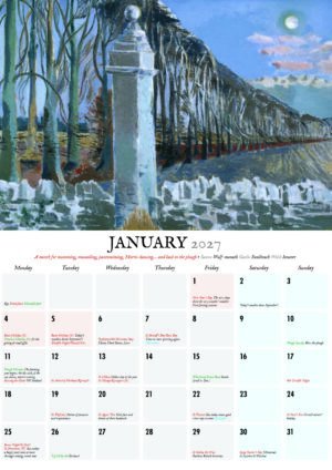 Traditional Year Calendar 2027